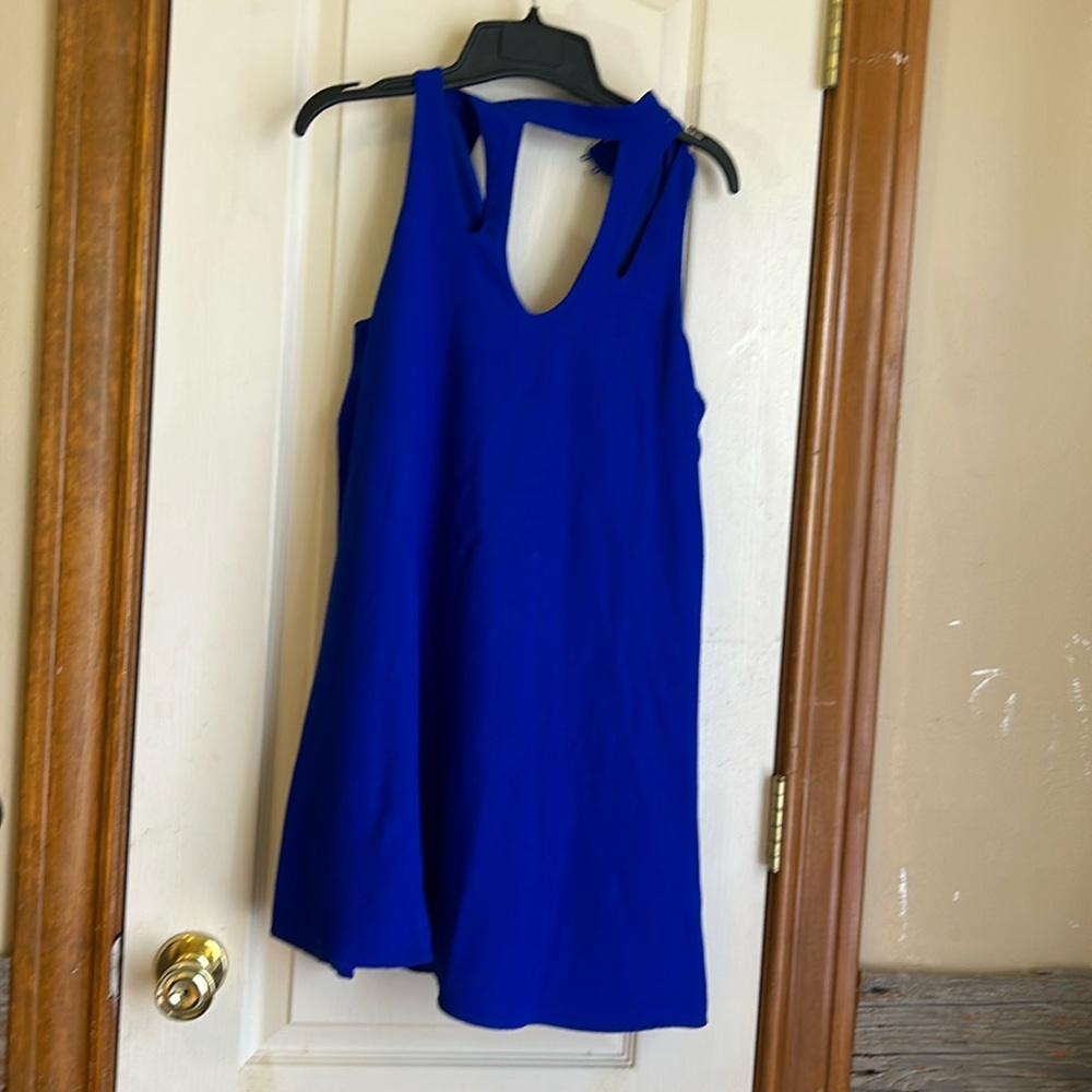 Blue dress